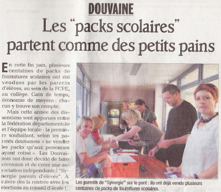 Packs scolaire pour tous !